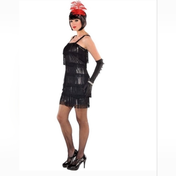 Halloween Amscan Black Flapper Costume
(just dress) - Picture 2 of 13